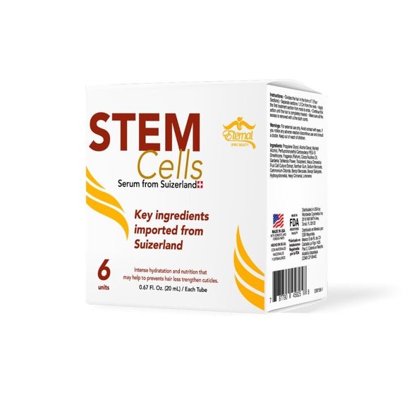6xStem Cells (Serum from Switzerland)Hair Anti-Aging Treatment(Concentra… - Picture 1 of 9